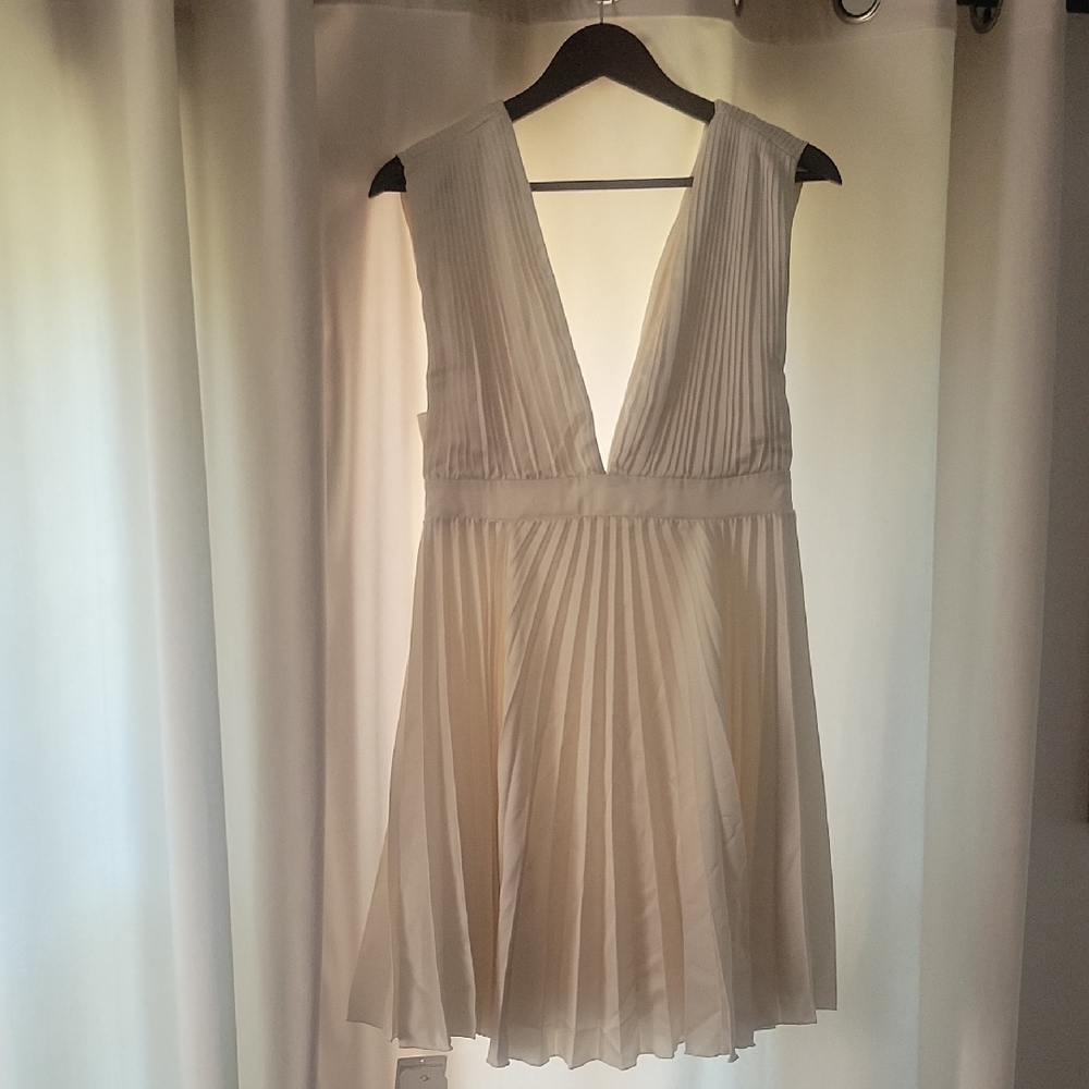 Abercrombie & Fitch Cream Mini Dress